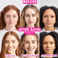 Lasting Perfection Satin Glow Foundation -Pet Shop before and after satin bbd1bd18 2fda 44d8 963b 6dcdbae35d4c