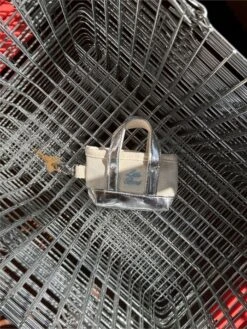 The Little Beast Poop Bag Tote - Silver -Pet Shop evermark factory the little beast poop bag tote silver poop bag holder 1146883101