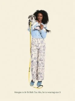 Manhunt Toile Puffer Jacket - Rachel Antonoff -Pet Shop little beast manhunt toile puffer jacket rachel antonoff dog parka 60027581497630