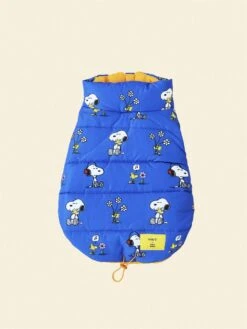 Snoopy And Woodstock Puffer Jacket - PEANUTS