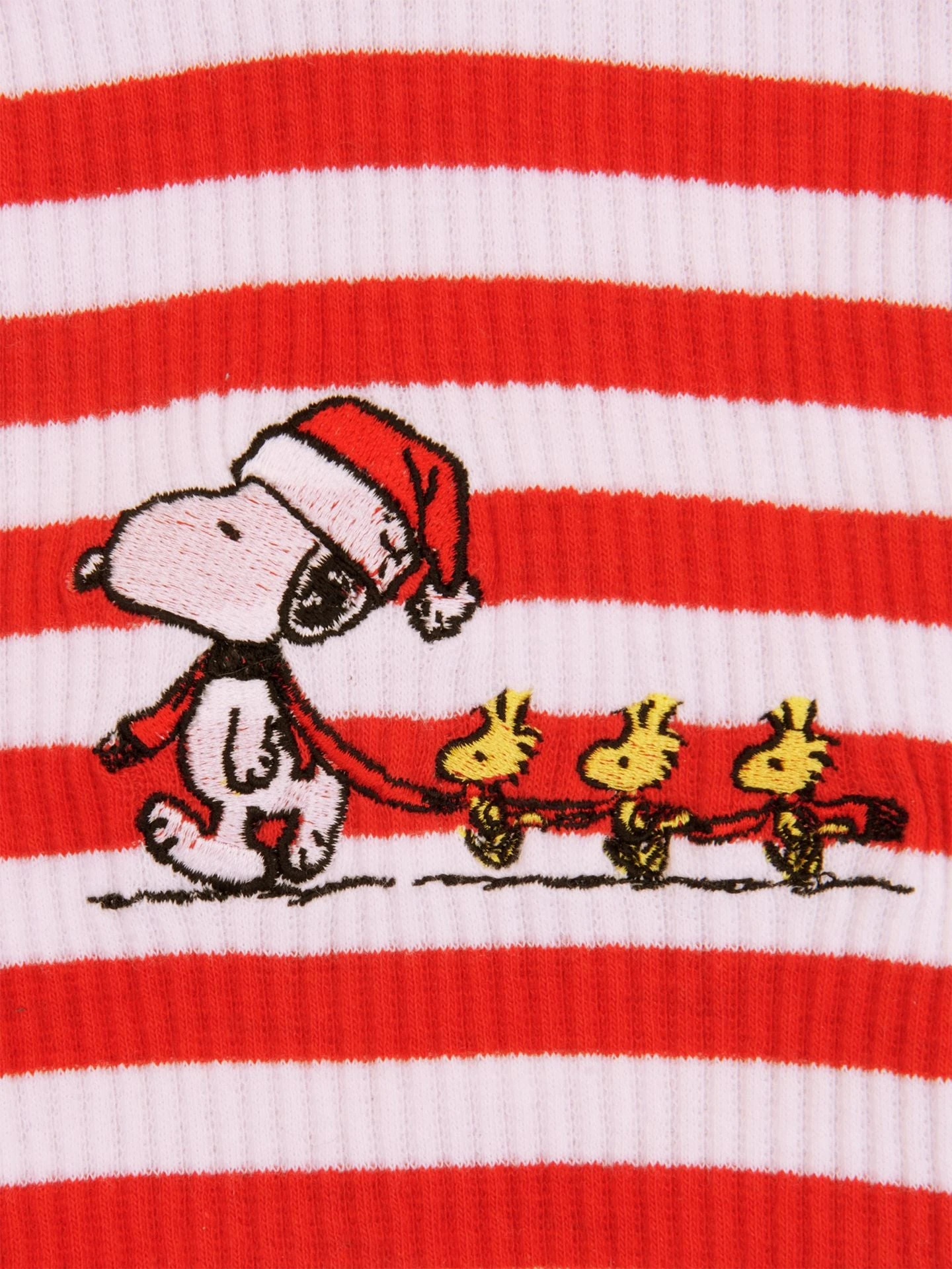 Snoopy & Woodstock Stripe Onesie - PEANUTS 4 Snoopy & Woodstock Stripe Onesie - PEANUTS - Image 2