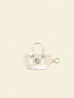 The Little Beast Poop Bag Tote - Silver -Pet Shop little beast the little beast poop bag tote silver poop bag holder 1175999389