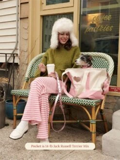 You Mean The World To Me Tote - Pink -Pet Shop little beast you mean the world to me tote pink dog carrier 1125624092